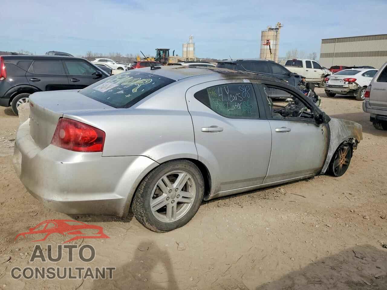 DODGE AVENGER 2012 - 1C3CDZCB3CN158945
