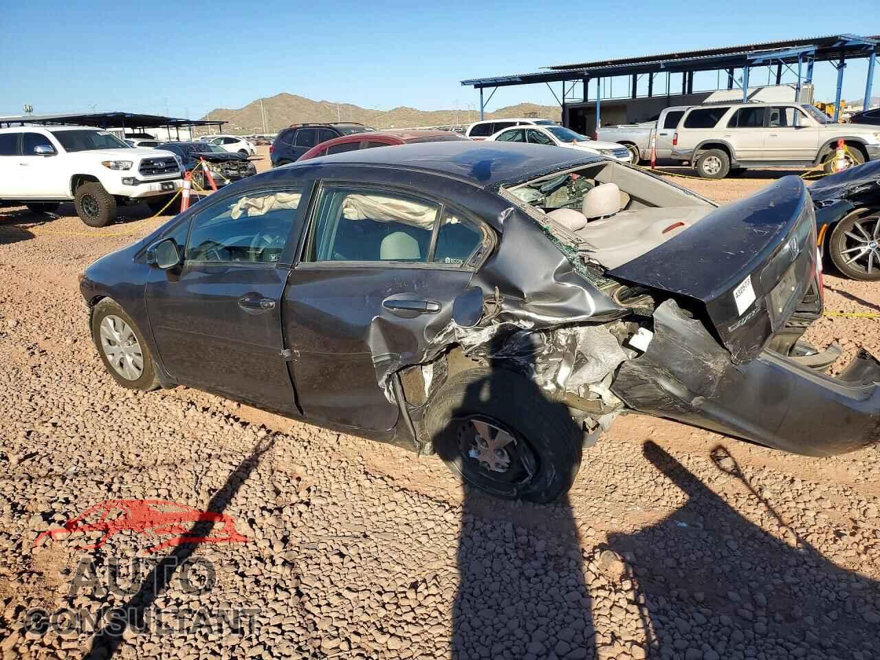 HONDA CIVIC 2012 - 19XFB2F50CE084870
