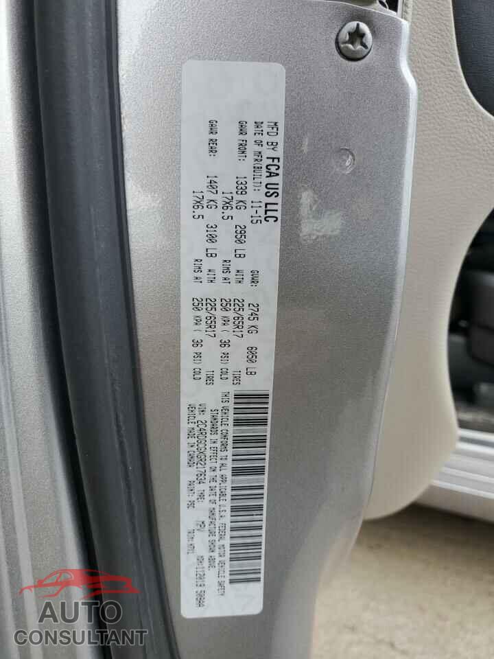 DODGE CARAVAN 2016 - 2C4RDGCGXGR217634