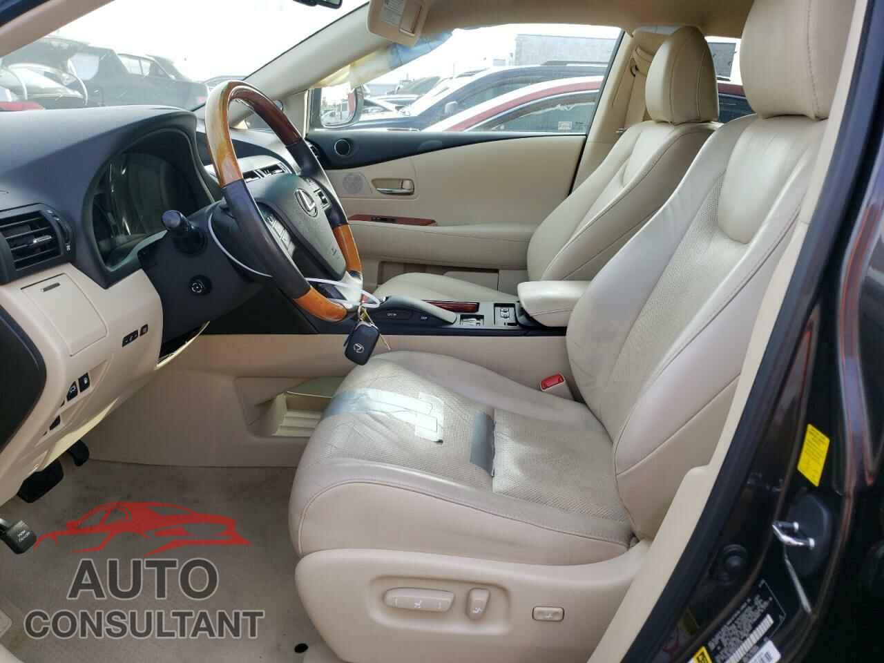 LEXUS RX350 2010 - 2T2BK1BA9AC041129