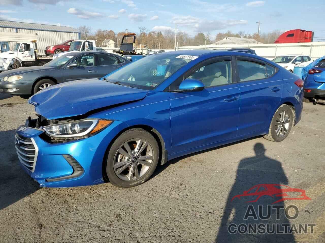 HYUNDAI ELANTRA 2017 - KMHD84LF3HU195609