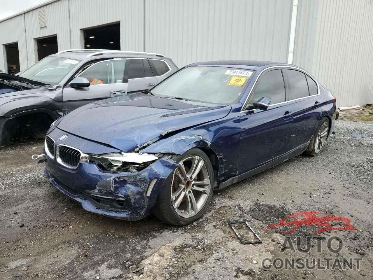 BMW 3 SERIES 2017 - WBA8B9G30HNU53838