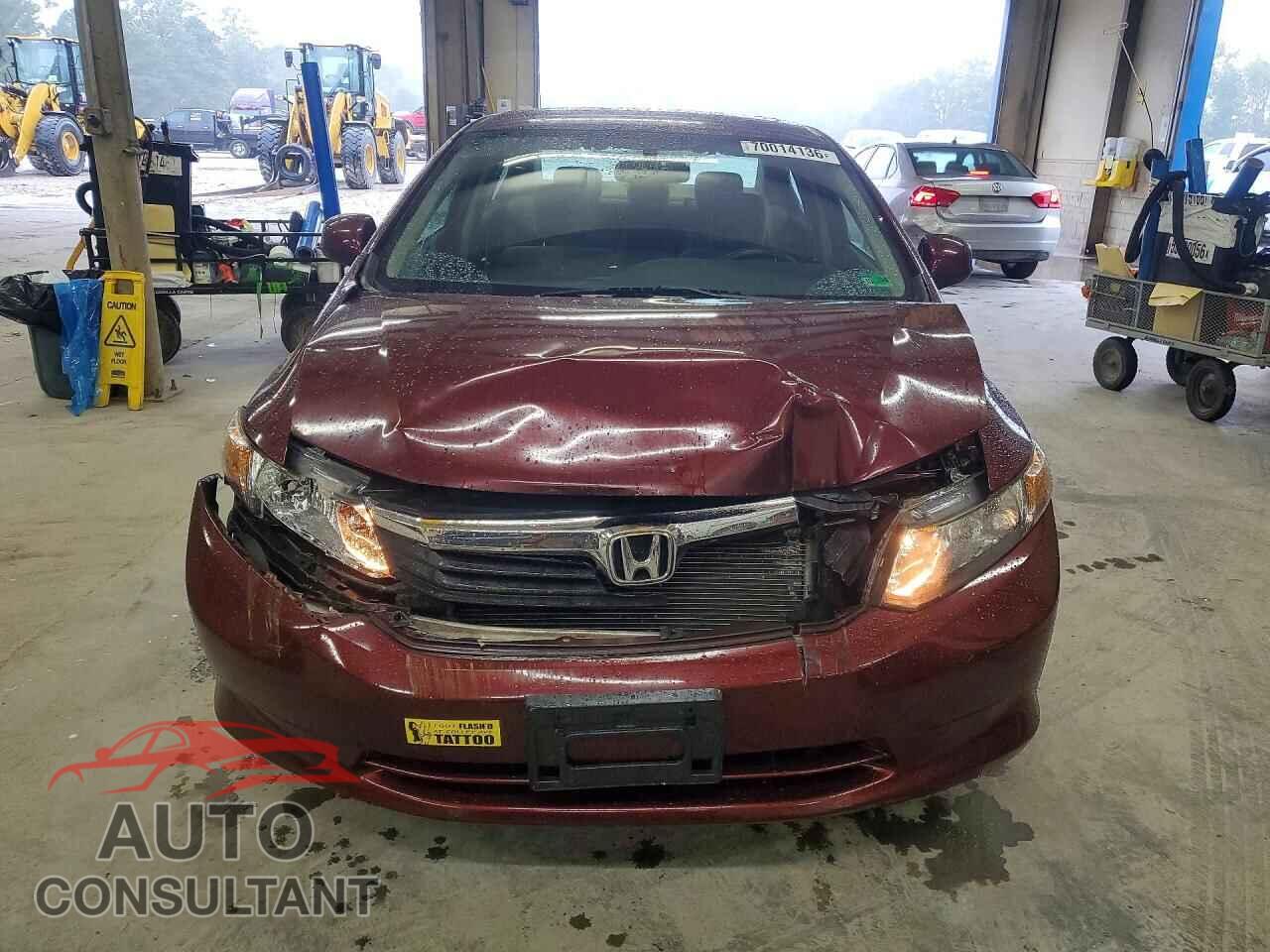 HONDA CIVIC 2012 - JHMFB2F54CS001209