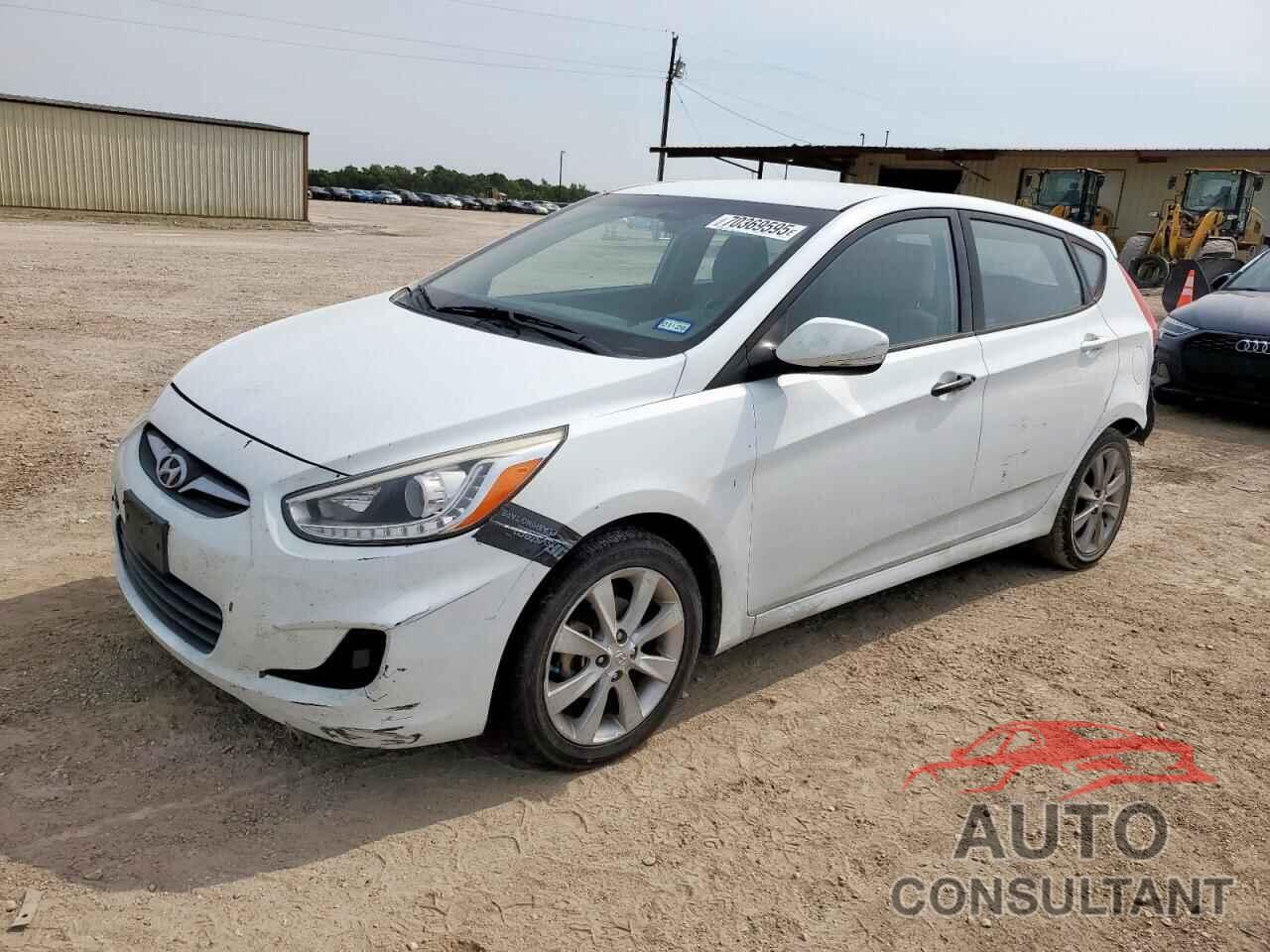 HYUNDAI ACCENT 2014 - KMHCU5AE4EU168535
