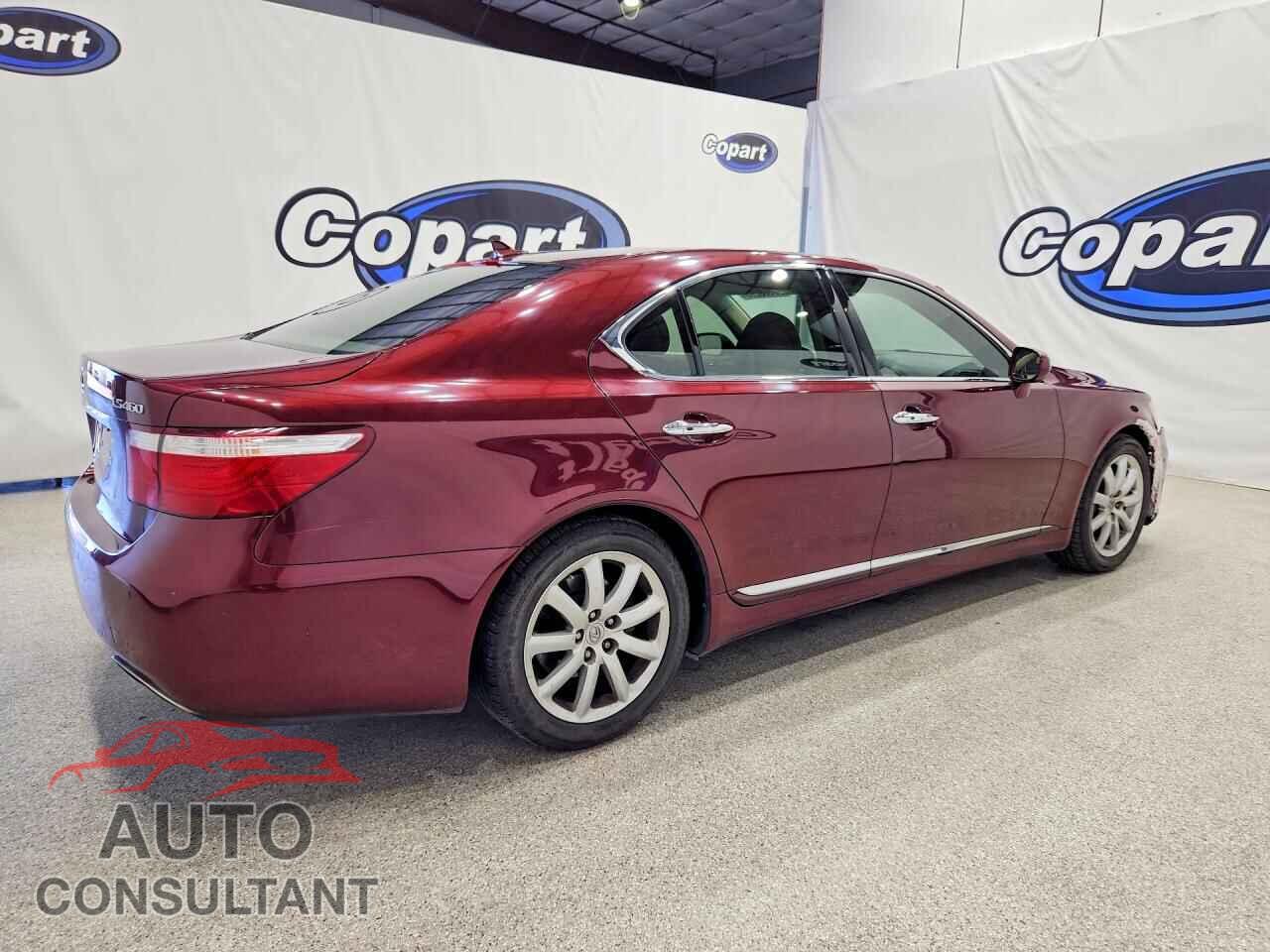 LEXUS LS460 2009 - JTHBL46F395090844