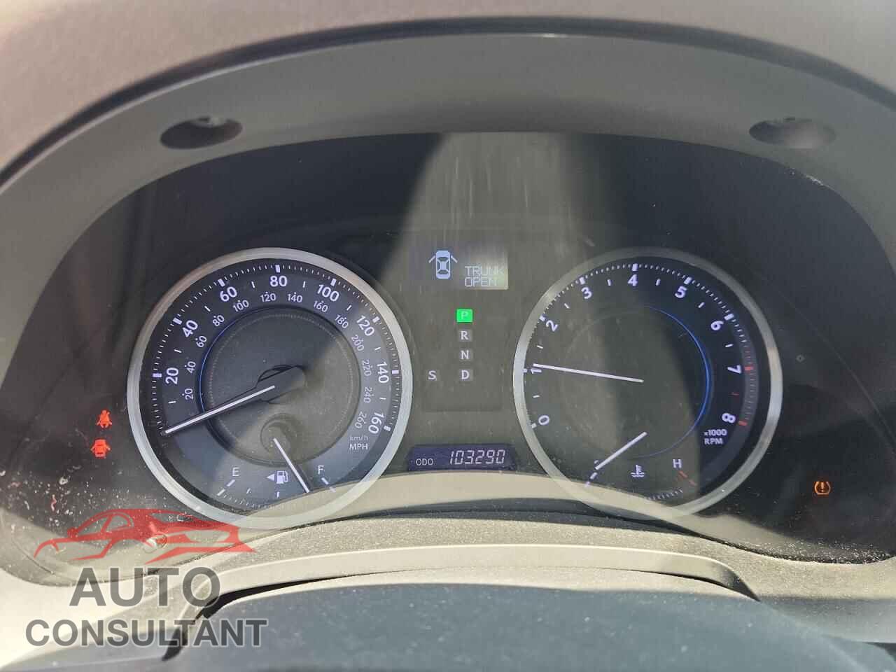 LEXUS IS 2012 - JTHBF5C29C5167903