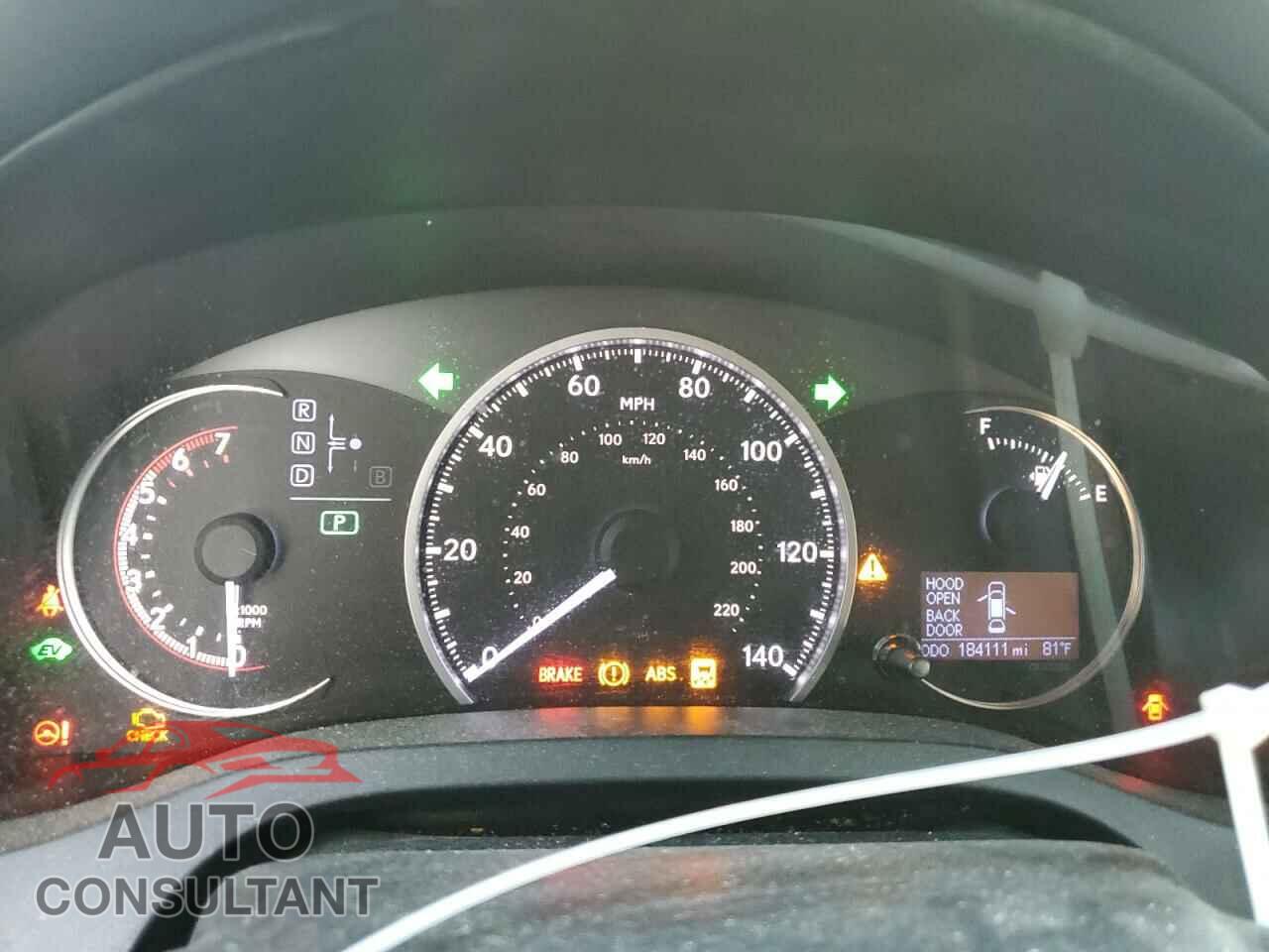 LEXUS CT 200 2013 - JTHKD5BH8D2134552