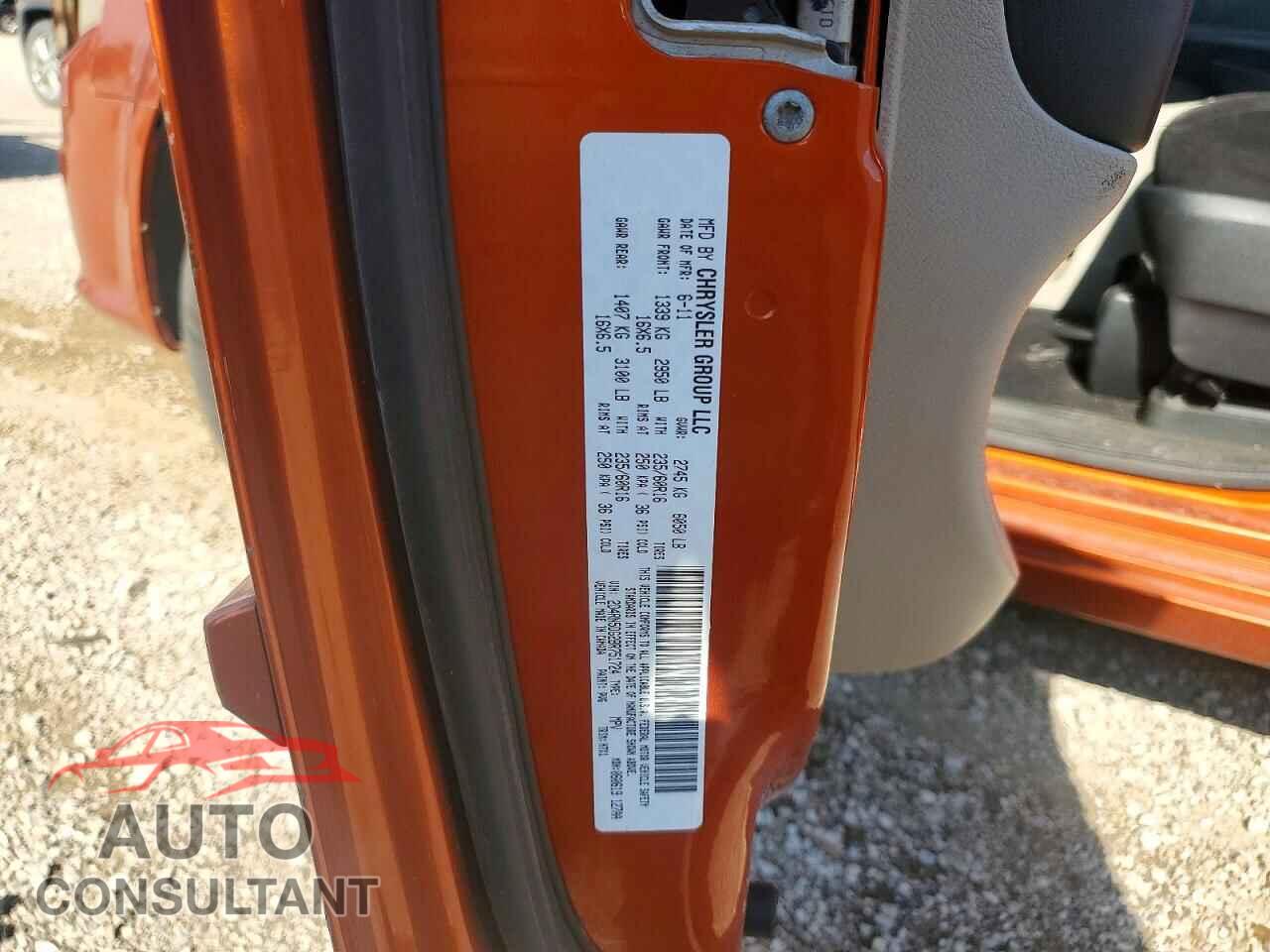 DODGE CARAVAN 2011 - 2D4RN5DG2BR751724