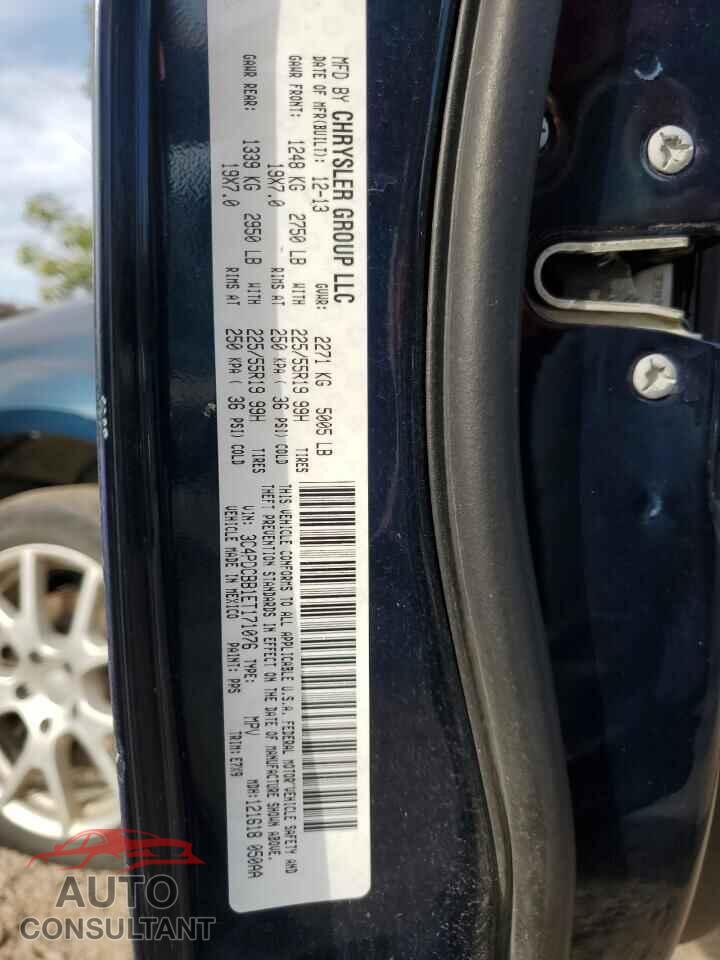 DODGE JOURNEY 2014 - 3C4PDCBB1ET171076