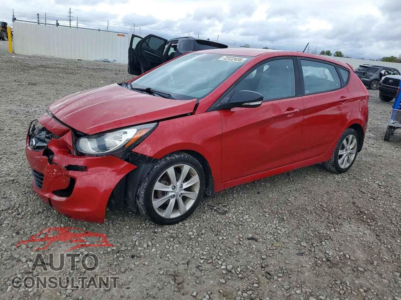 HYUNDAI ACCENT 2013 - KMHCU5AE9DU109687