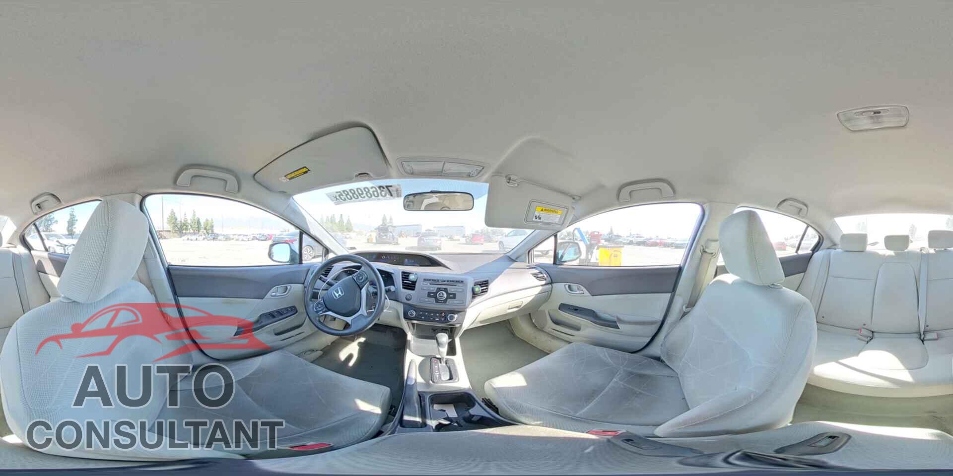 HONDA CIVIC 2012 - 19XFB2F57CE385314