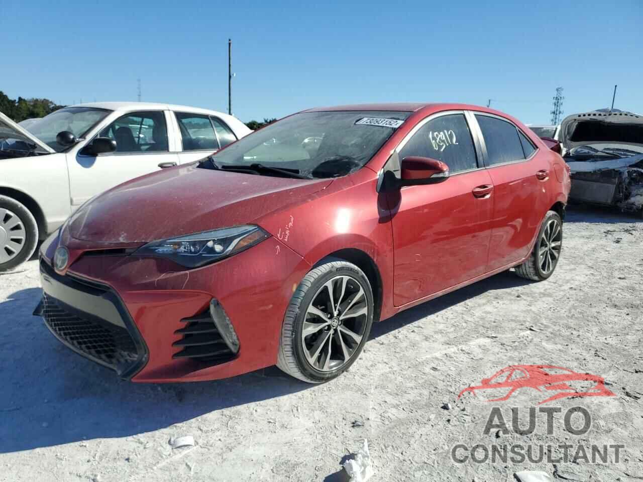 TOYOTA COROLLA 2017 - 2T1BURHE2HC831938