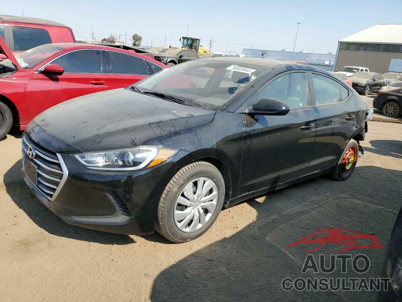 HYUNDAI ELANTRA 2018 - KMHD74LF8JU537547