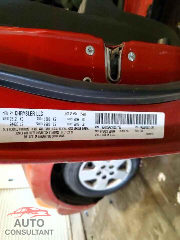 DODGE CALIBER 2009 - 1B3HB28A29D117799
