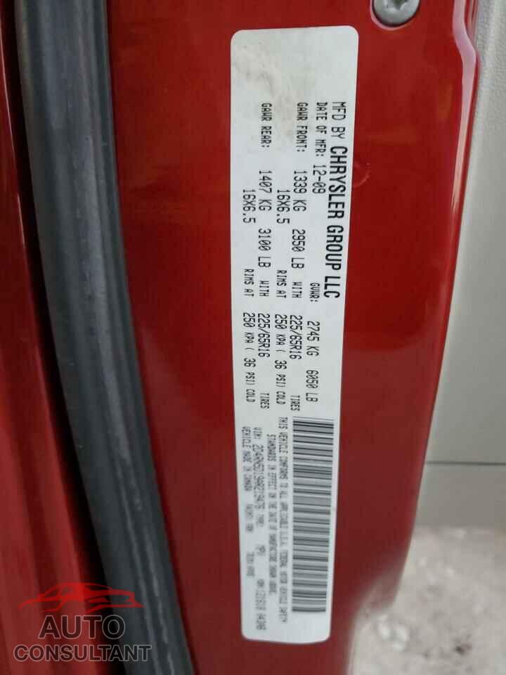DODGE CARAVAN 2010 - 2D4RN5D19AR219476