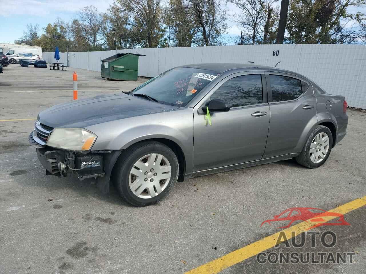 DODGE AVENGER 2013 - 1C3CDZAB9DN730752