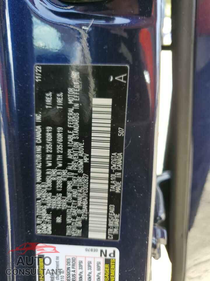 LEXUS RX350 2023 - 2T2BAMBA7PC002827
