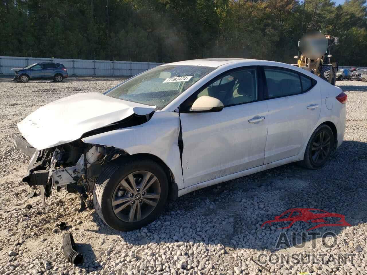 HYUNDAI ELANTRA 2018 - 5NPD84LF8JH364964