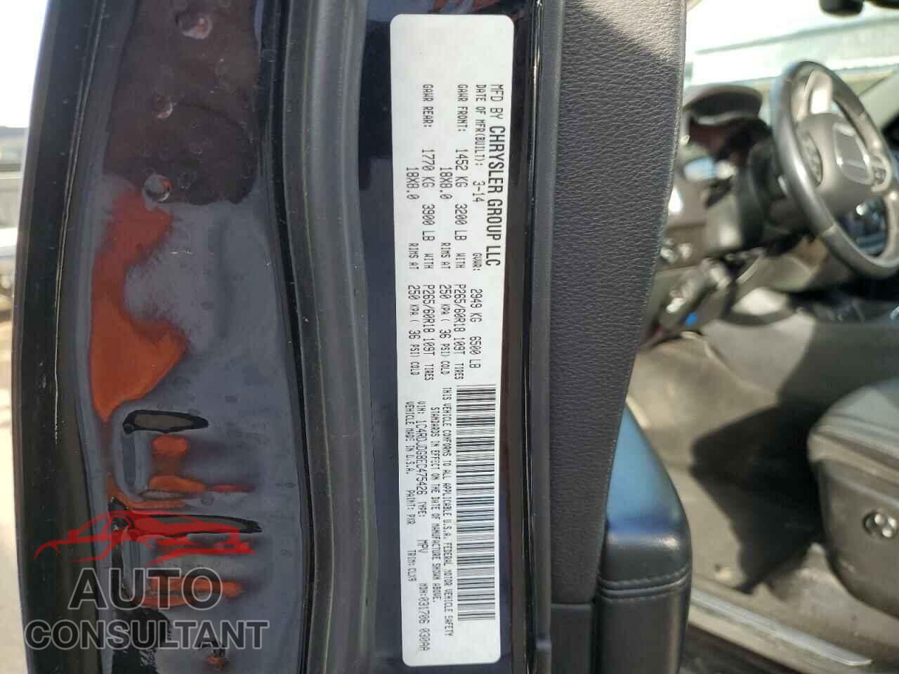 DODGE DURANGO 2014 - 1C4RDJDG8EC475426