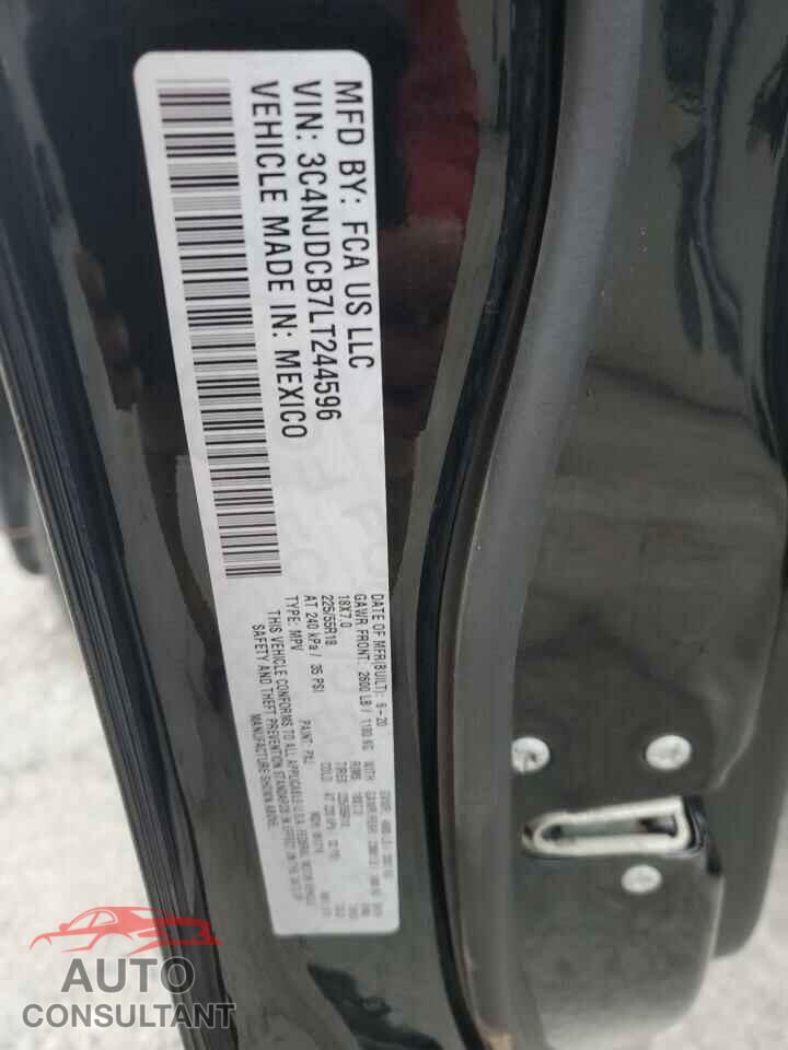 JEEP COMPASS 2020 - 3C4NJDCB7LT244596