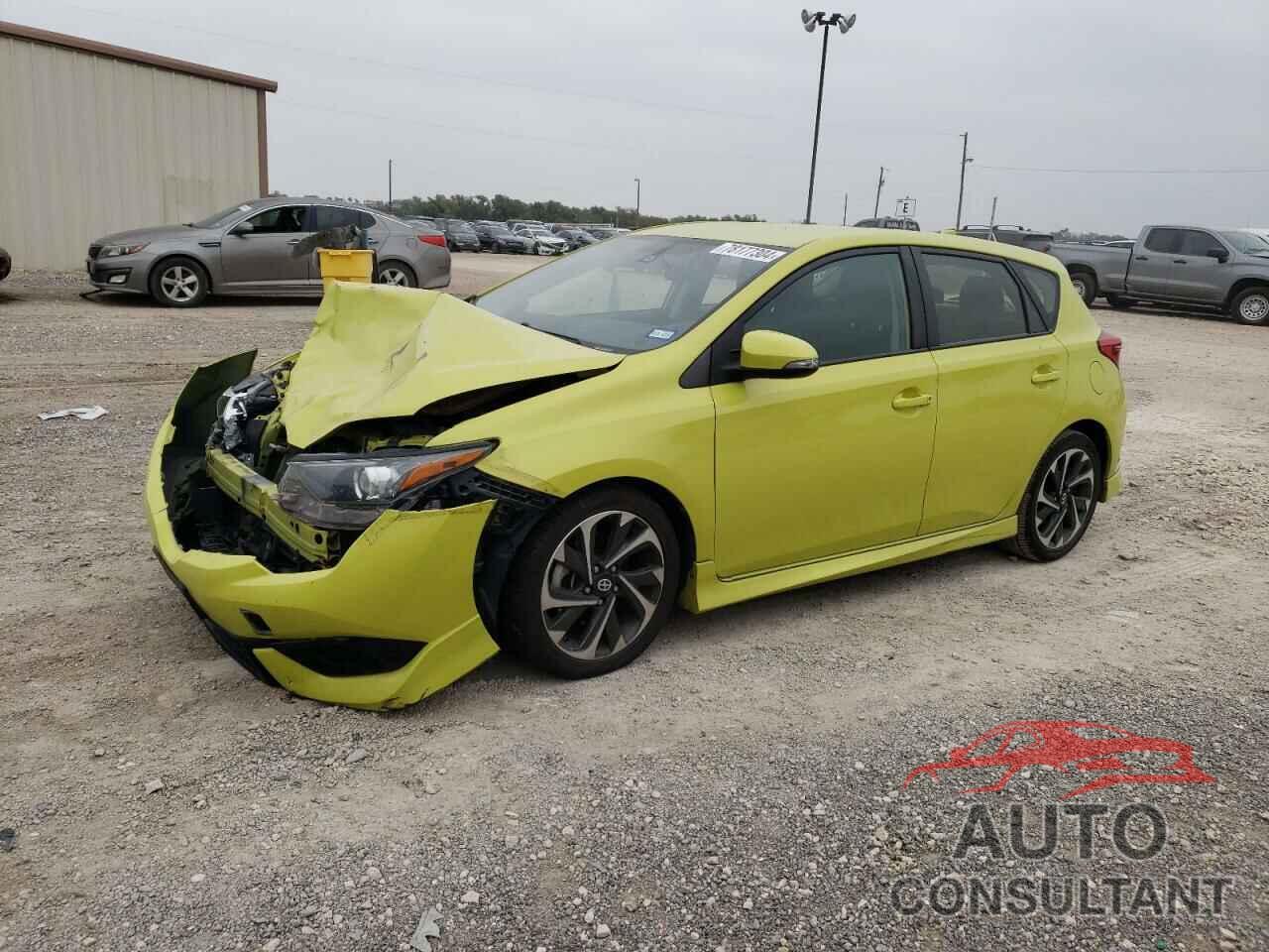 TOYOTA SCION 2016 - JTNKARJE2GJ514405