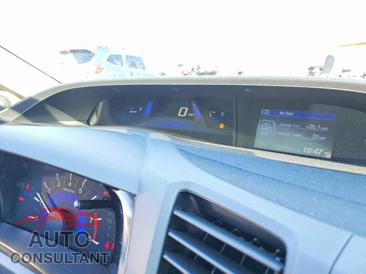 HONDA CIVIC 2012 - 2HGFB2F8XCH605528