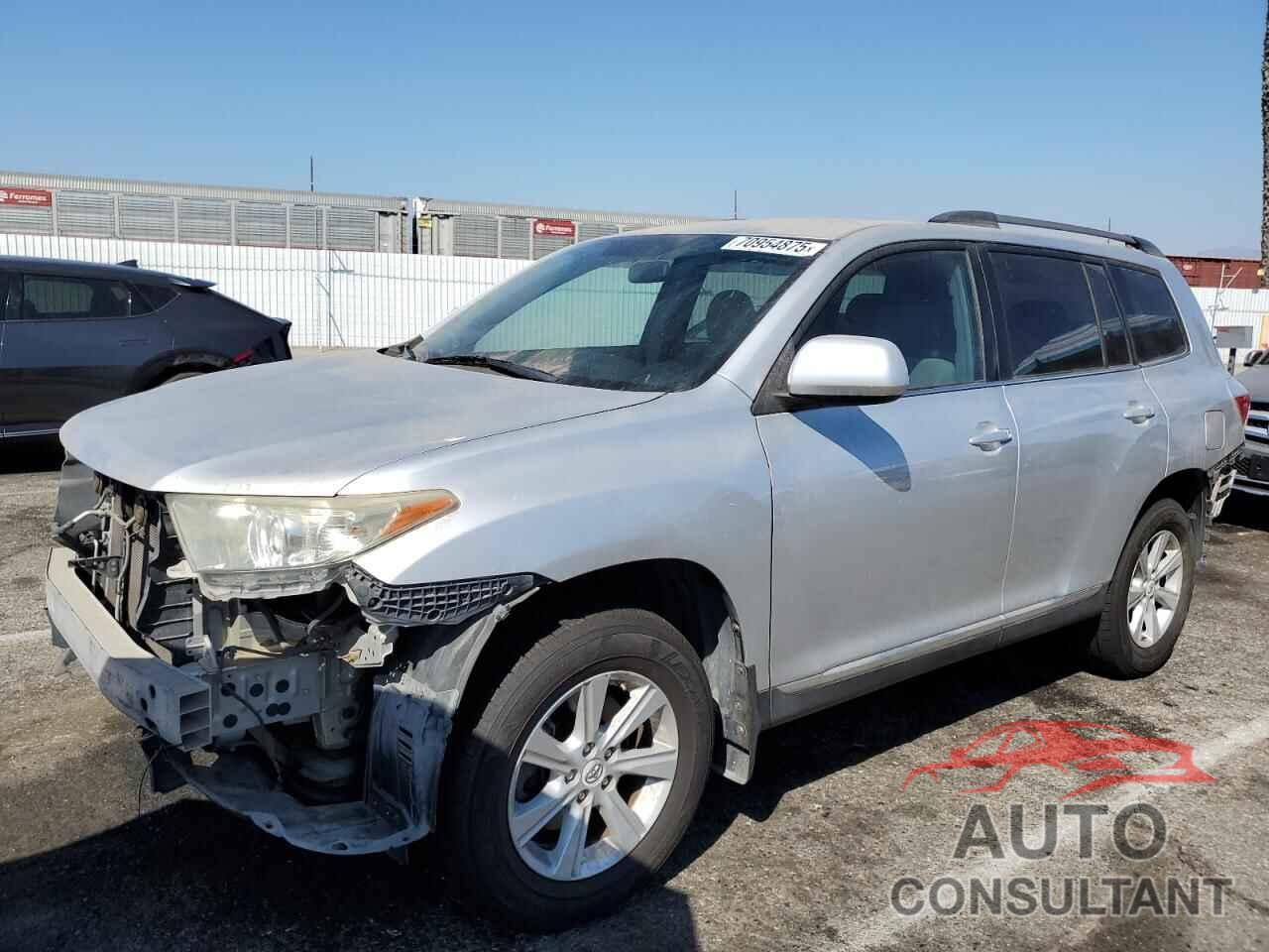 TOYOTA HIGHLANDER 2012 - 5TDZA3EH9CS018180