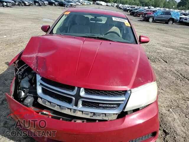 DODGE AVENGER 2011 - 1B3BD1FB1BN509114