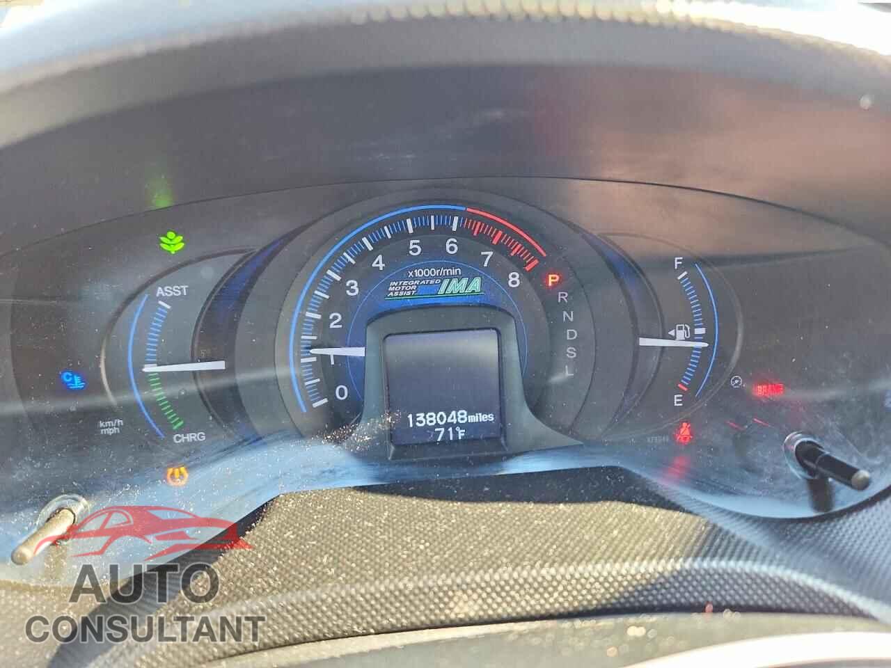 HONDA INSIGHT 2012 - JHMZE2H53CS002112