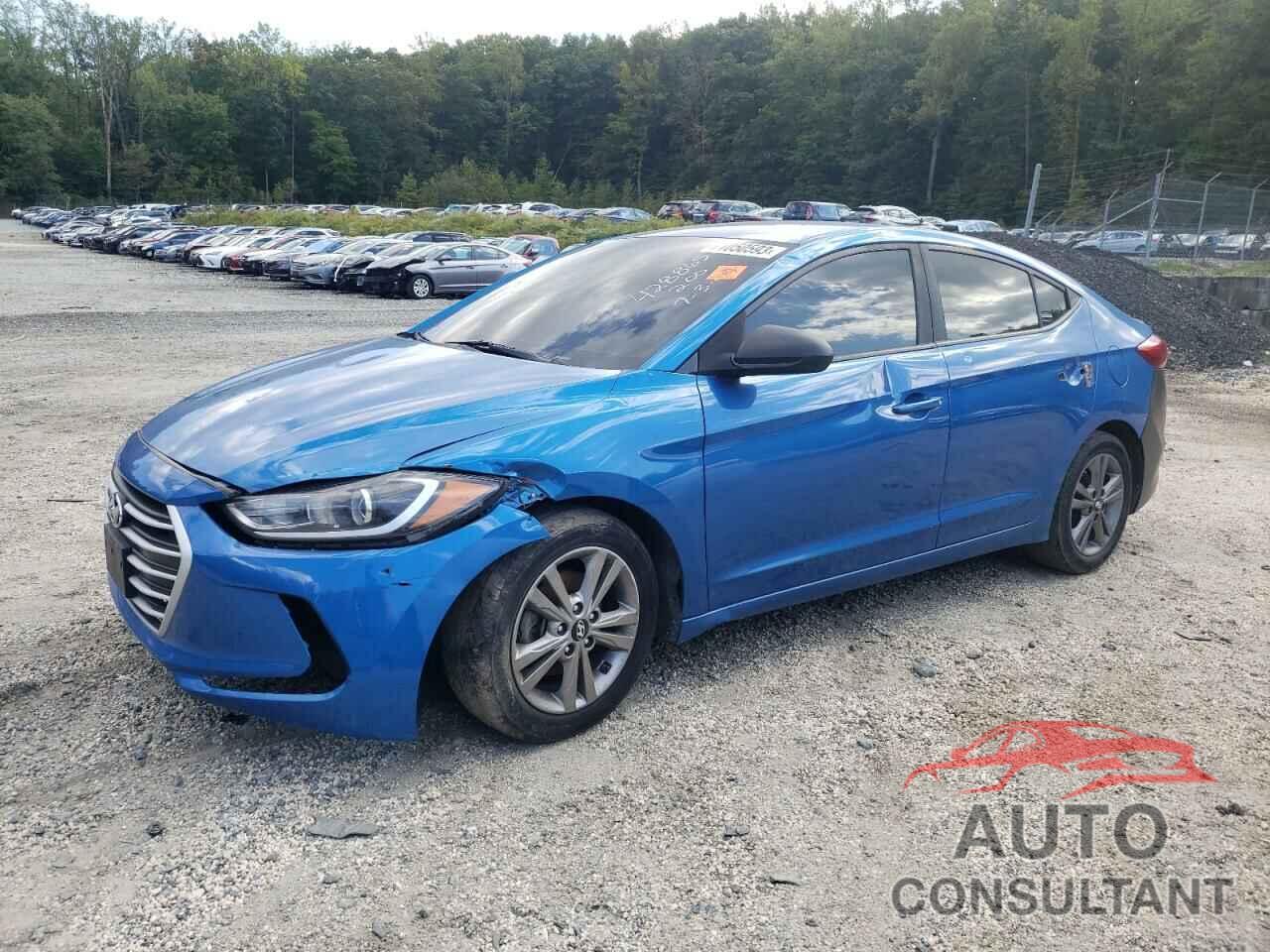 HYUNDAI ELANTRA 2017 - KMHD84LF1HU209605