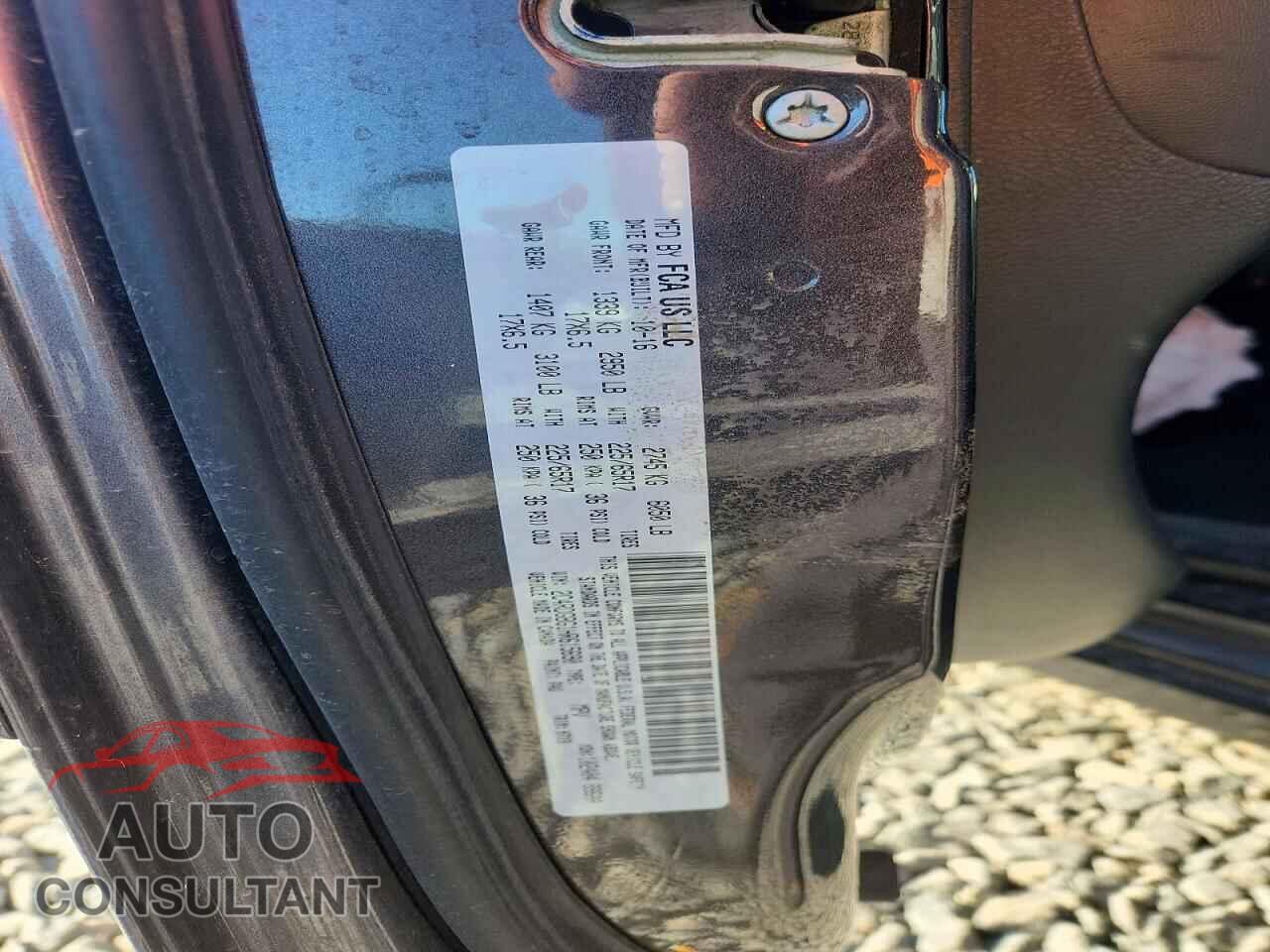 DODGE CARAVAN 2017 - 2C4RDGBG1HR615690