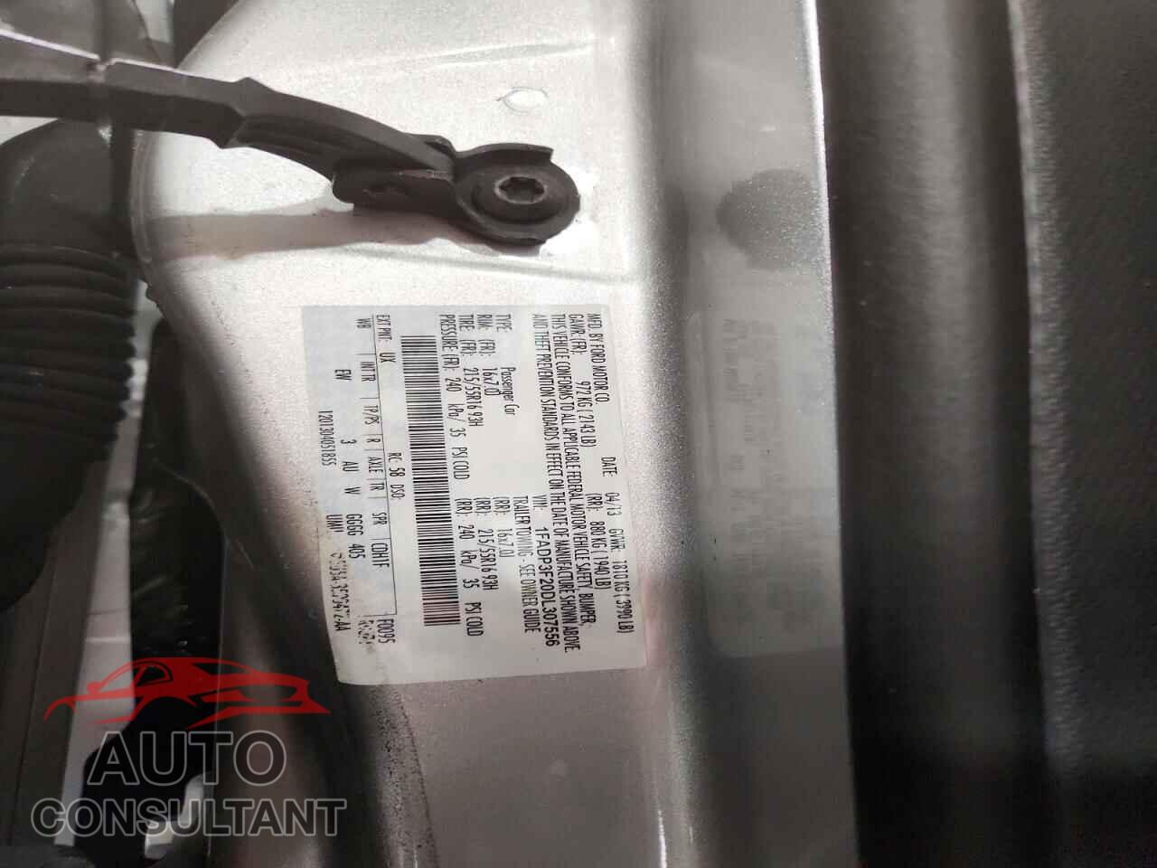 FORD FOCUS 2013 - 1FADP3F20DL307556