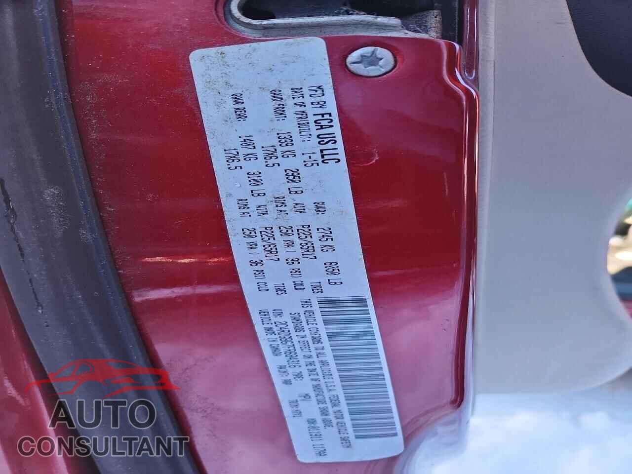 DODGE CARAVAN 2015 - 2C4RDGBG7FR684316
