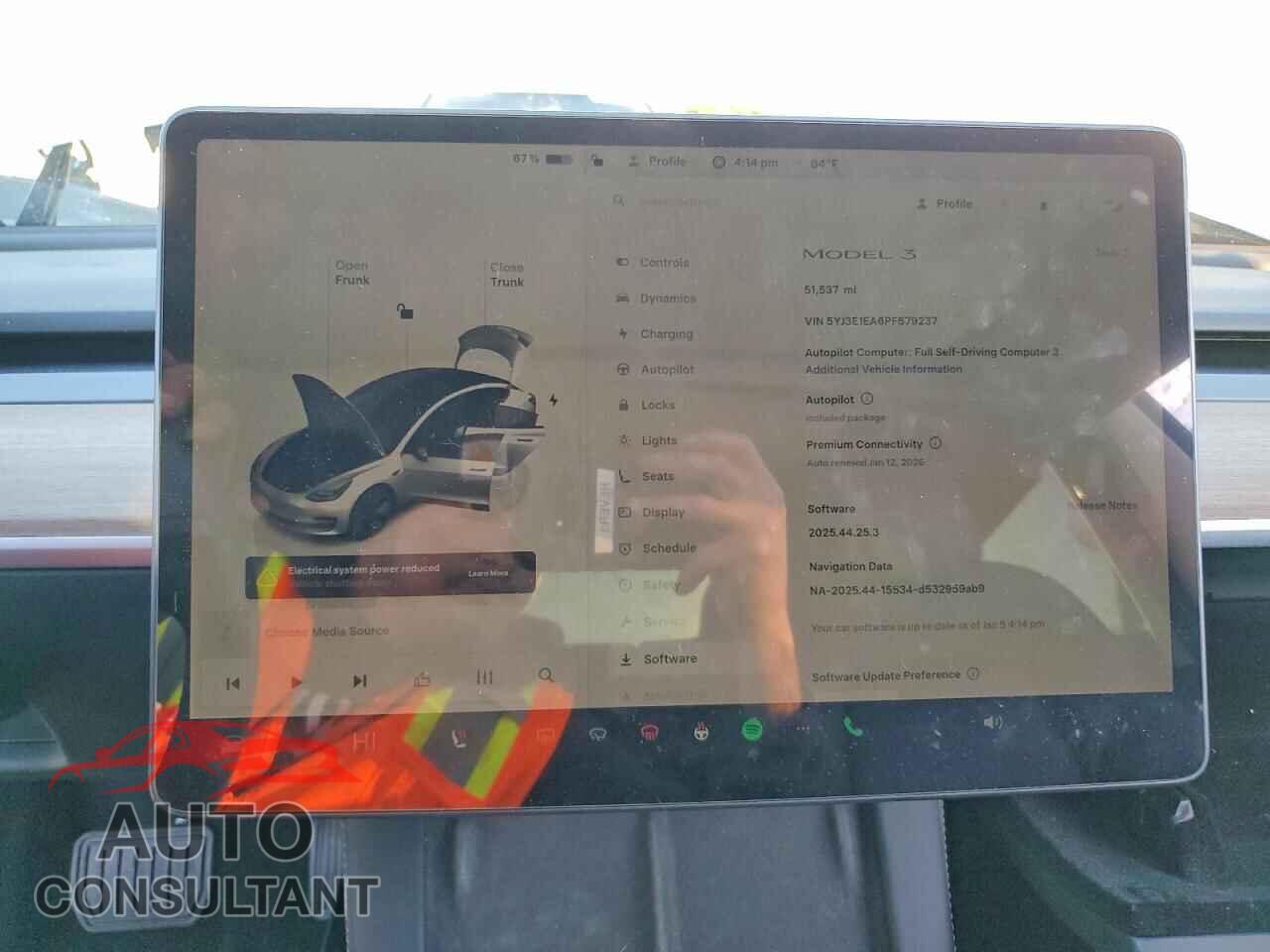 TESLA MODEL 3 2023 - 5YJ3E1EA6PF579237