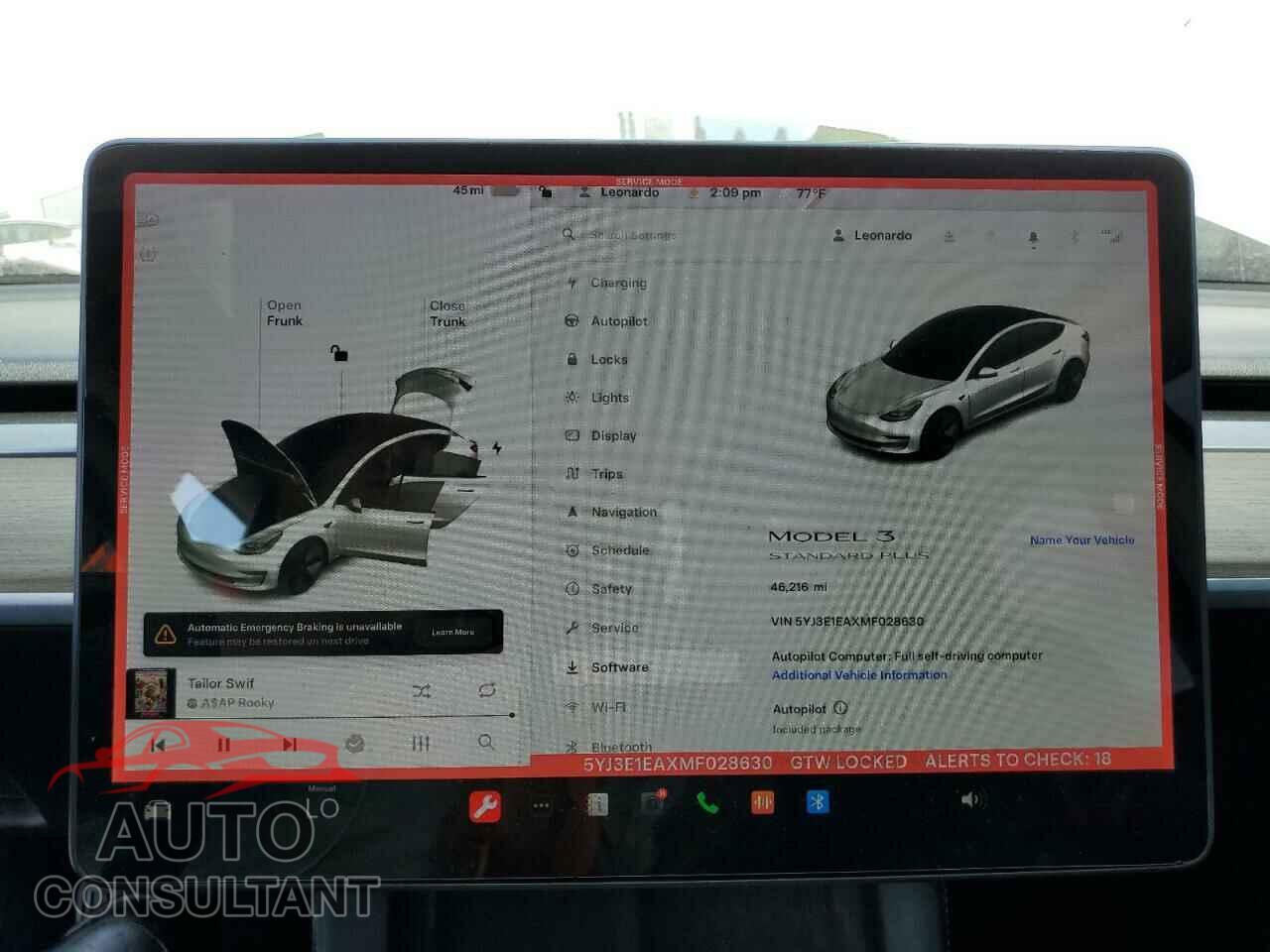 TESLA MODEL 3 2021 - 5YJ3E1EAXMF028630