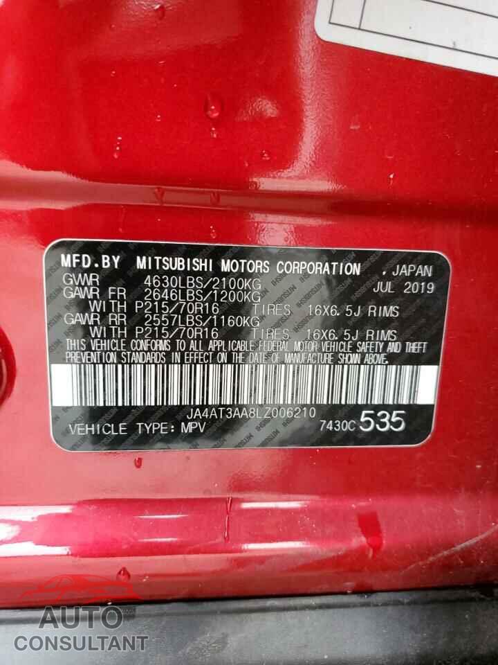 MITSUBISHI ECLIPSE 2020 - JA4AT3AA8LZ006210