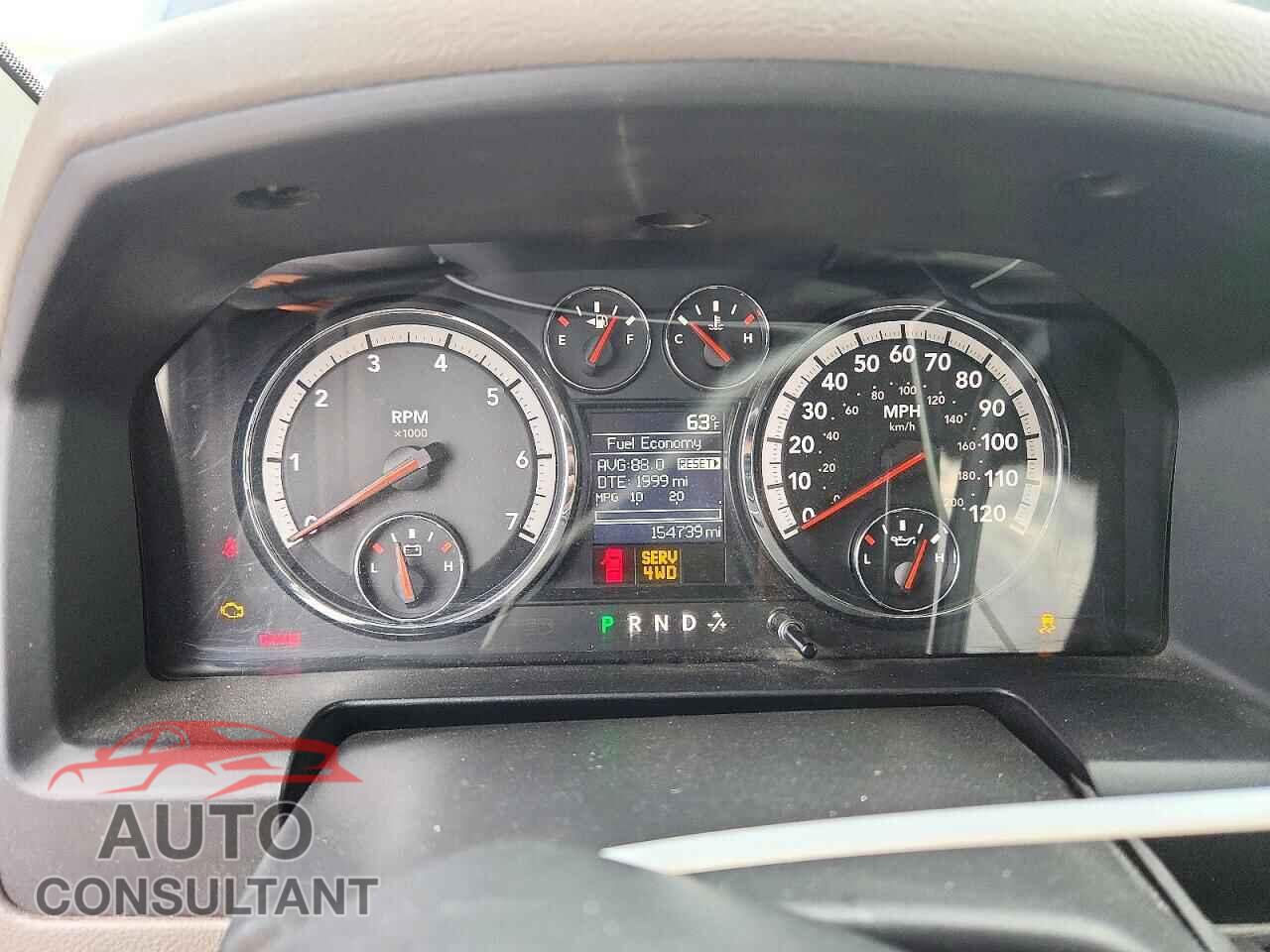 DODGE RAM 2500 2012 - 3C6TD5HT4CG308535
