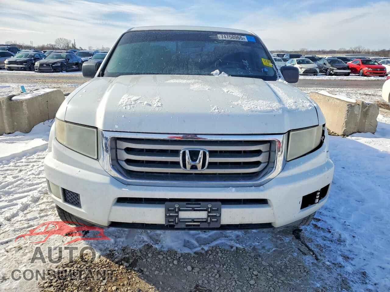 HONDA RIDGELINE 2012 - 5FPYK1F25CB458223