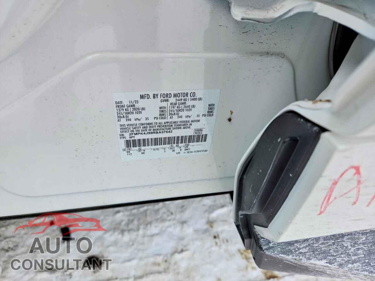 FORD EDGE 2024 - 2FMPK4J99RBA57642