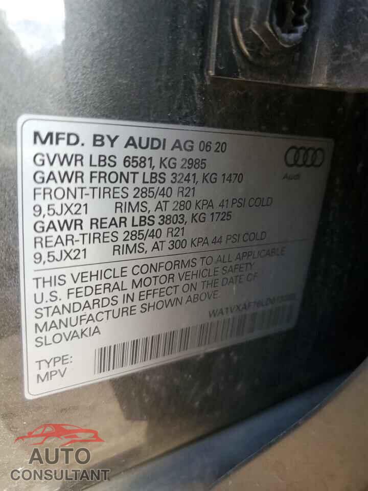 AUDI Q7 2020 - WA1VXAF76LD013385