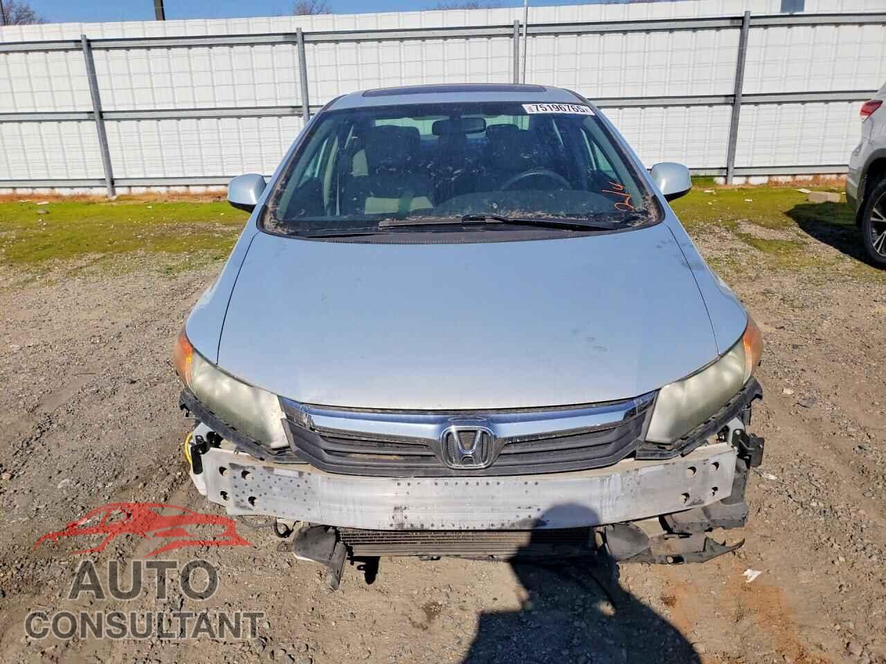 HONDA CIVIC 2012 - 19XFB2F80CE301683