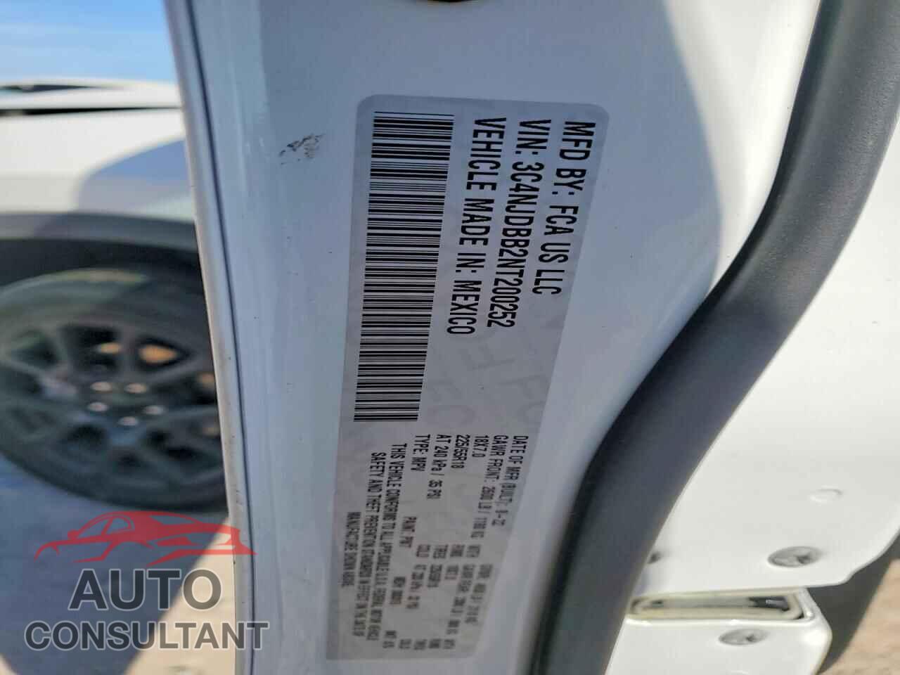 JEEP COMPASS 2022 - 3C4NJDBB2NT200252