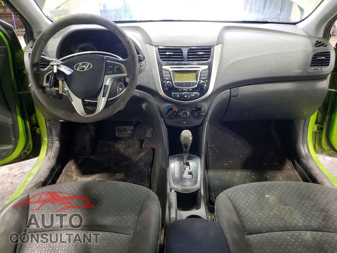 HYUNDAI ACCENT 2013 - KMHCU5AE9DU074861