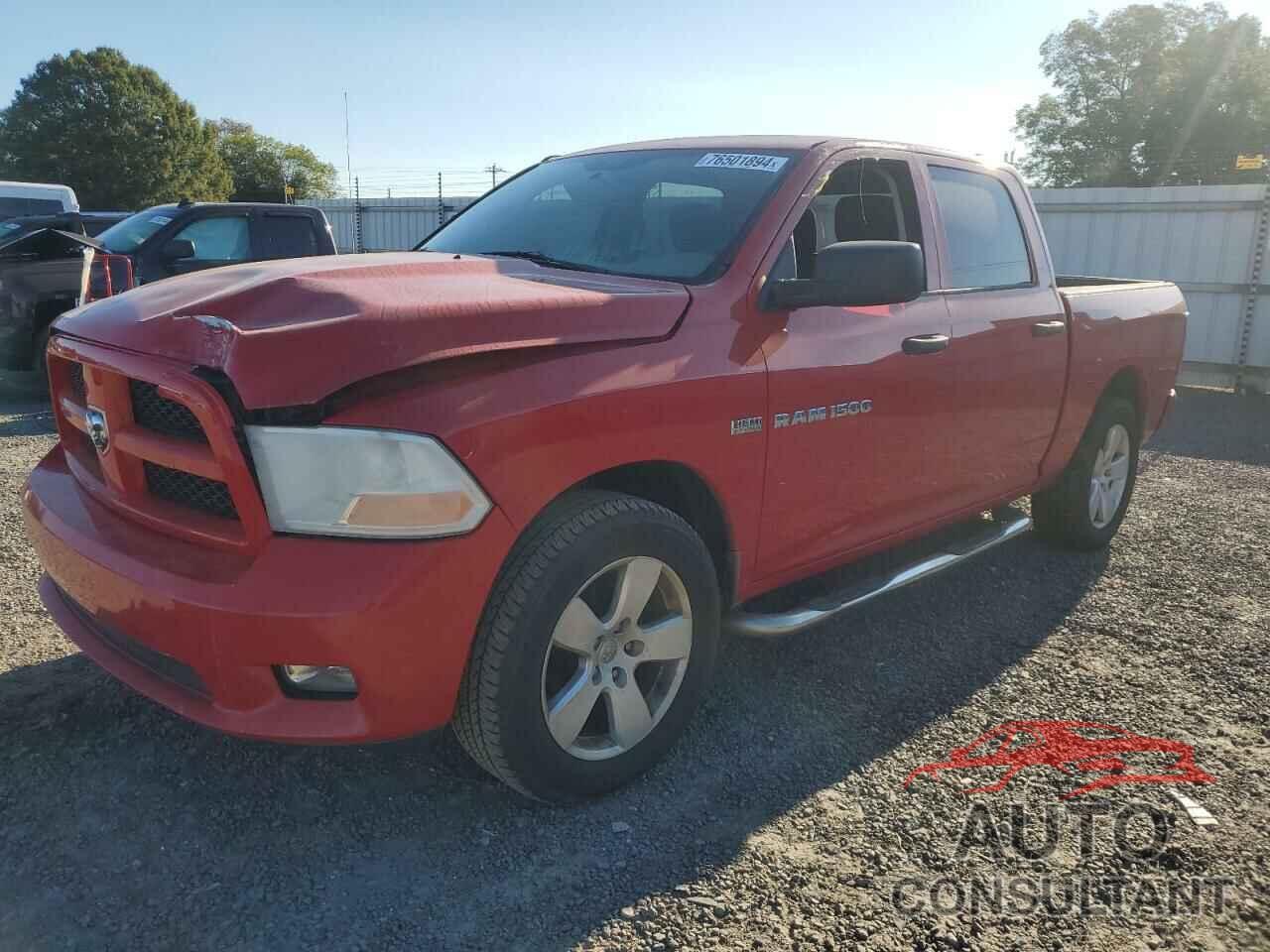 DODGE RAM 1500 2012 - 1C6RD6KT2CS156482