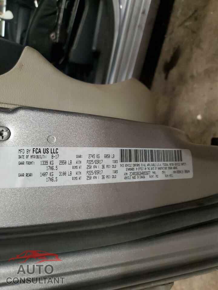 DODGE CARAVAN 2017 - 2C4RDGBG3HR855677