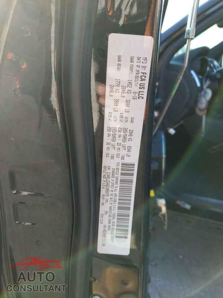 DODGE DURANGO 2016 - 1C4RDJDG4GC485079