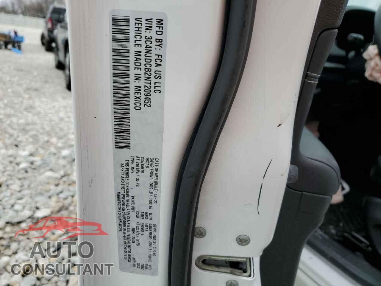 JEEP COMPASS 2022 - 3C4NJDCB2NT209452