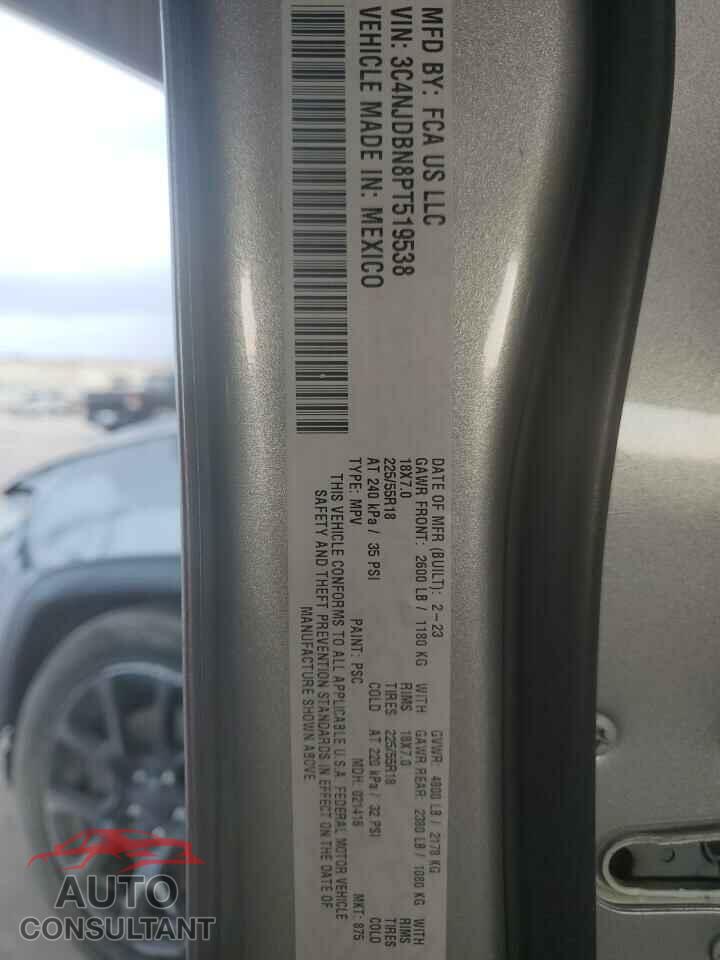 JEEP COMPASS 2023 - 3C4NJDBN8PT519538