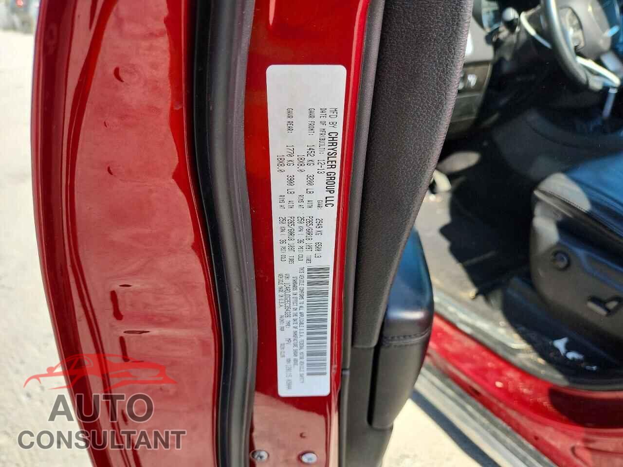 DODGE DURANGO 2014 - 1C4RDJDG2EC354326