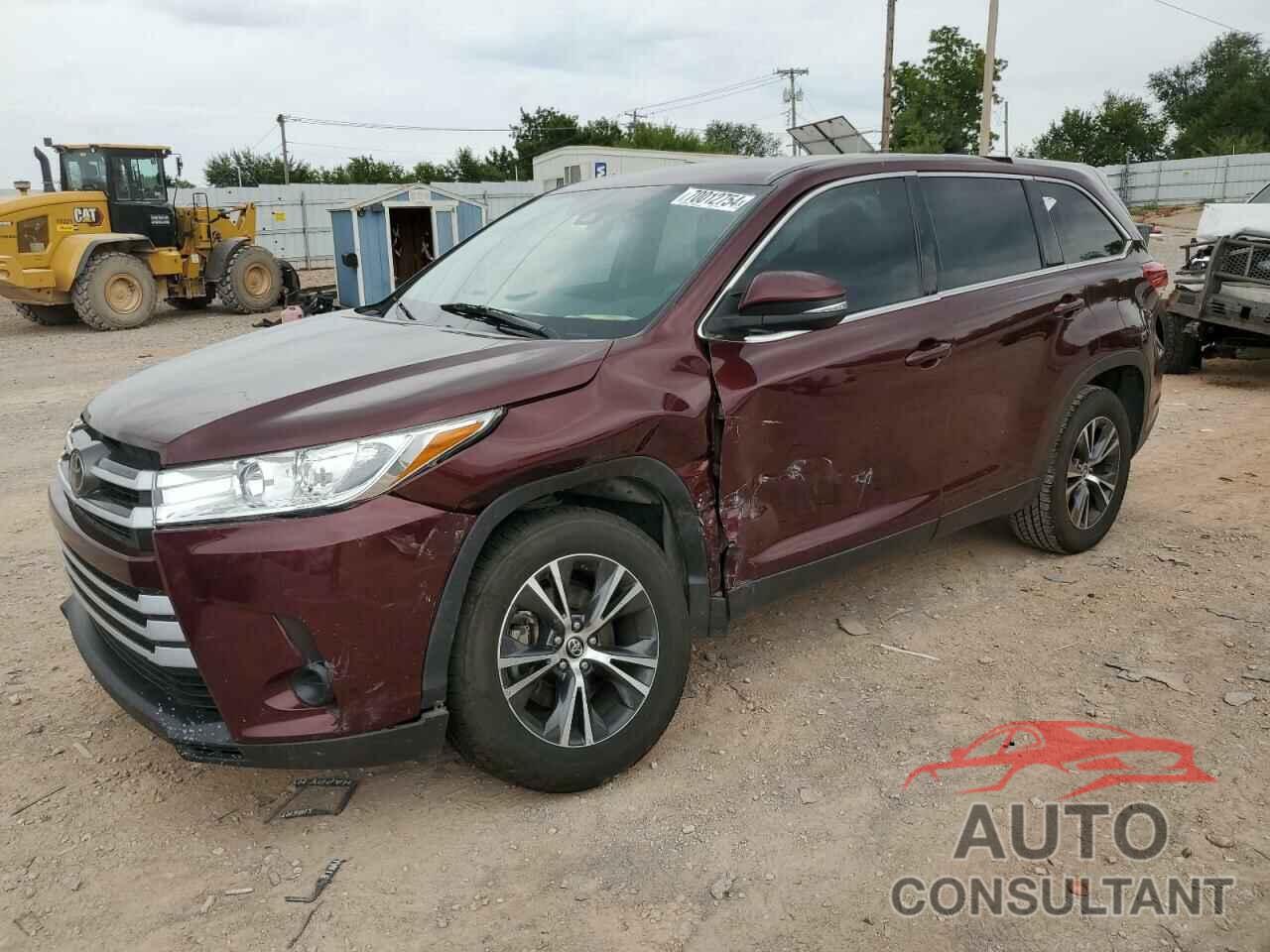 TOYOTA HIGHLANDER 2019 - 5TDZARFHXKS043721